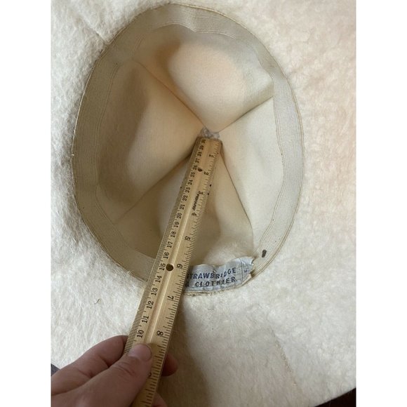 True Vintage Womens Hat Downtown Abbey Lambs Wool - Picture 8 of 12